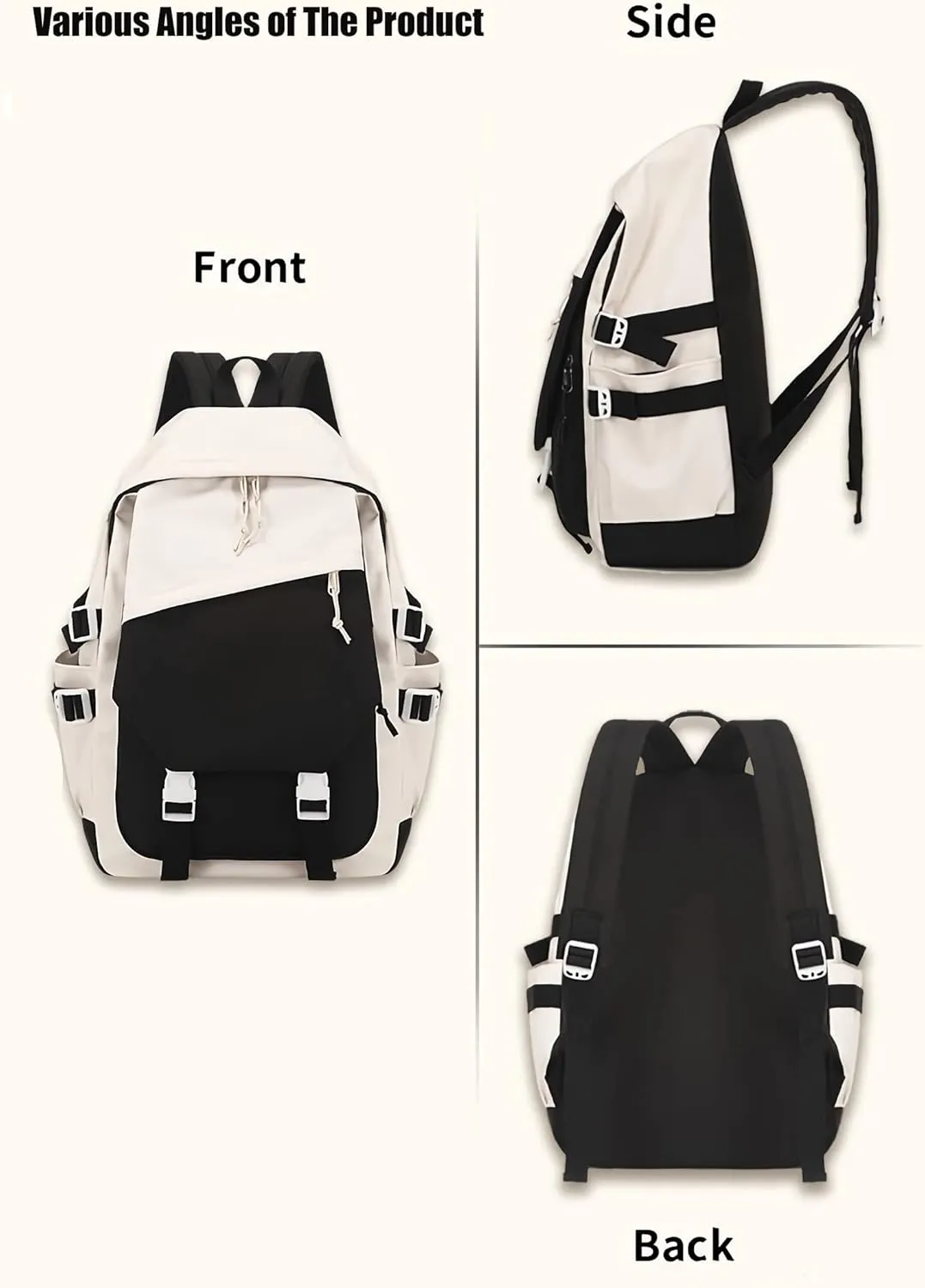 Genshin Impact Backpack Albedo Anime Laptop Bookbag Student Backpack 3D Print School Bags Travel Backpack With Gift