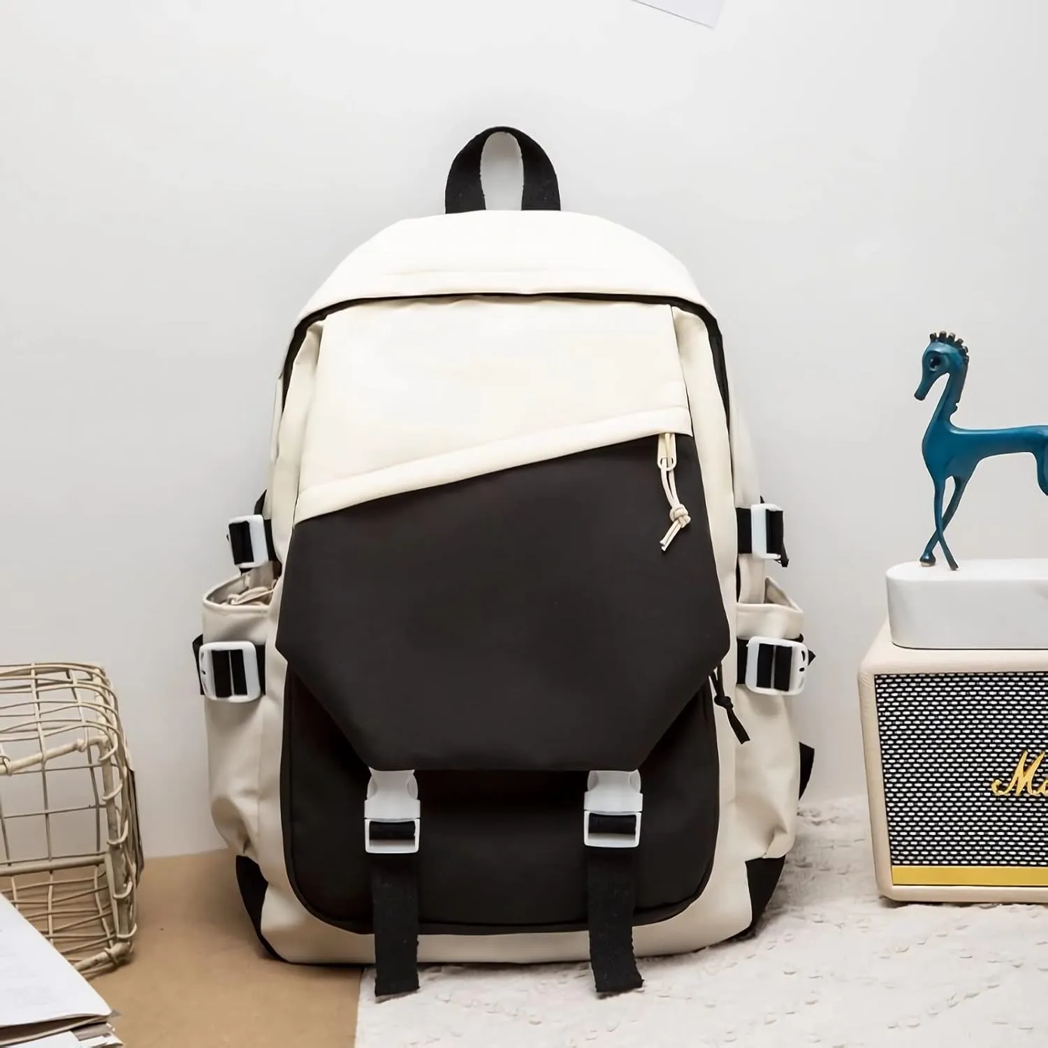Genshin Impact Backpack Albedo Anime Laptop Bookbag Student Backpack 3D Print School Bags Travel Backpack With Gift