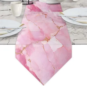 Geometric Pink Marble Briefcases for Men Crossbody Bags Laptop Carrying Case Messenger Bag for 15" Laptops and Under