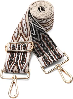 GINJKGO Purse Straps Replacement Crossbody - Adjustable Bag Strap for Purses, Wide Shoulder Strap for Women Guitar Purses