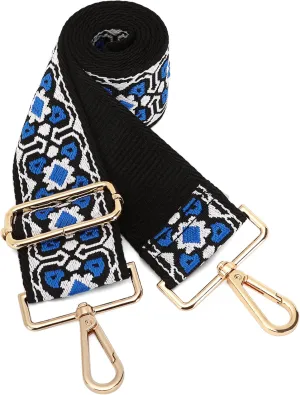 GINJKGO Purse Straps Replacement Crossbody - Adjustable Bag Strap for Purses, Wide Shoulder Strap for Women Guitar Purses