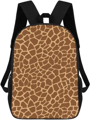 Giraffe Animal Print Backpack Lightweight Waterproof Backpacks Laptop Backpack for Unisex Casual Travel Daypacks Large Capacity