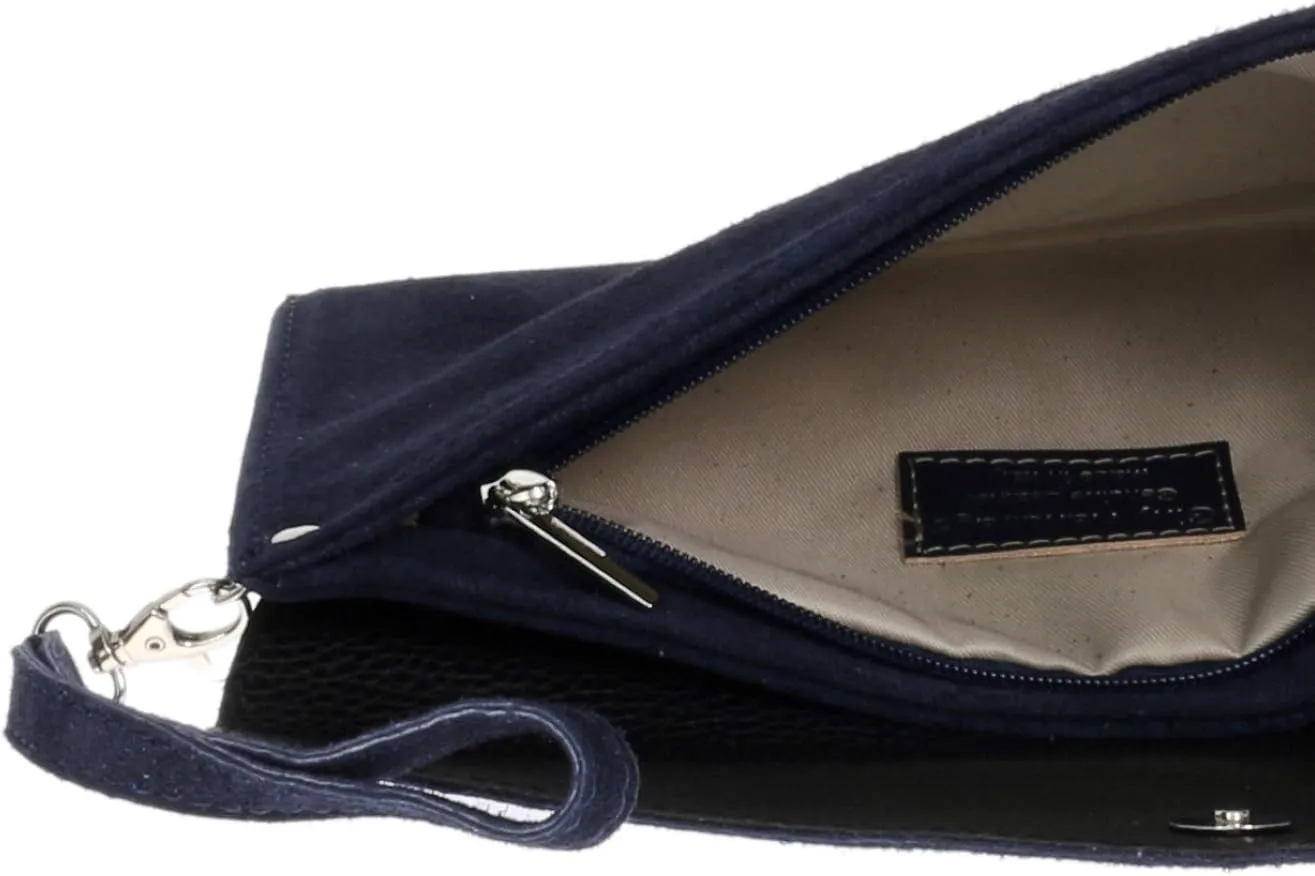 Girly HandBags Womens Plain Italian Genuine Leather Crossbody Tote Bag