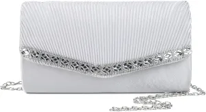 Gladdon Small Clutch Purses for Women Formal Evening Bags Party Wristlet Handbags Wedding Purse