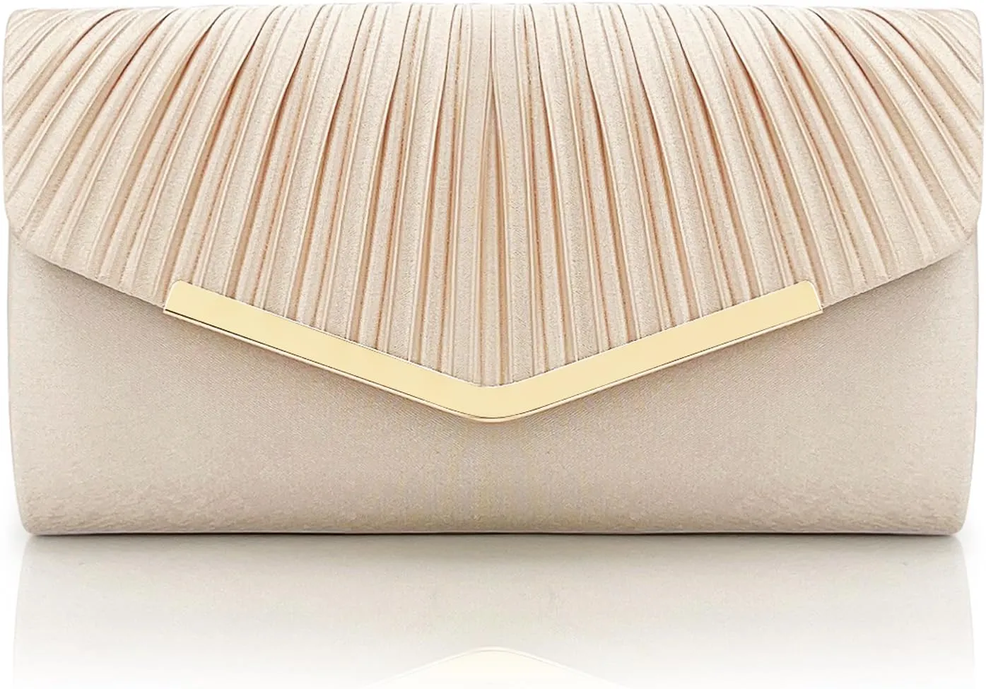 Glamorous Envelope Clutch Bag - Elegant Women’s Evening Purse for Weddings, Proms, Parties & Formal Events