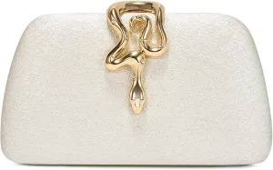 Glitter Clutch for Women, Elegant Evening Purse, Sparkly Wedding Clutch Bag for Parties