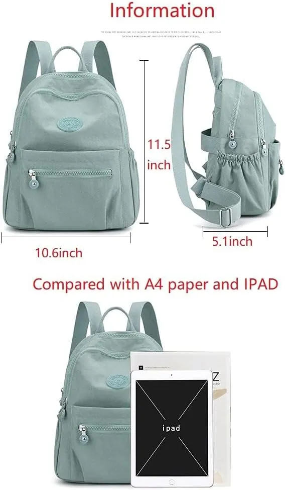 go-done MUKAITE 11L Mini fashion Backpack,Small Nylon Ladies backpacks,Women shopping Backpack(Small size)
