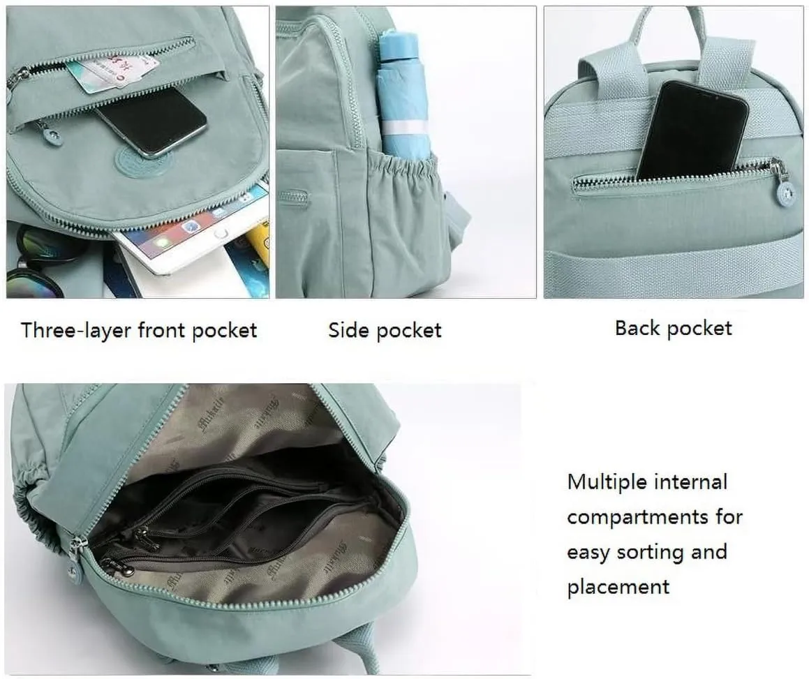 go-done MUKAITE 11L Mini fashion Backpack,Small Nylon Ladies backpacks,Women shopping Backpack(Small size)