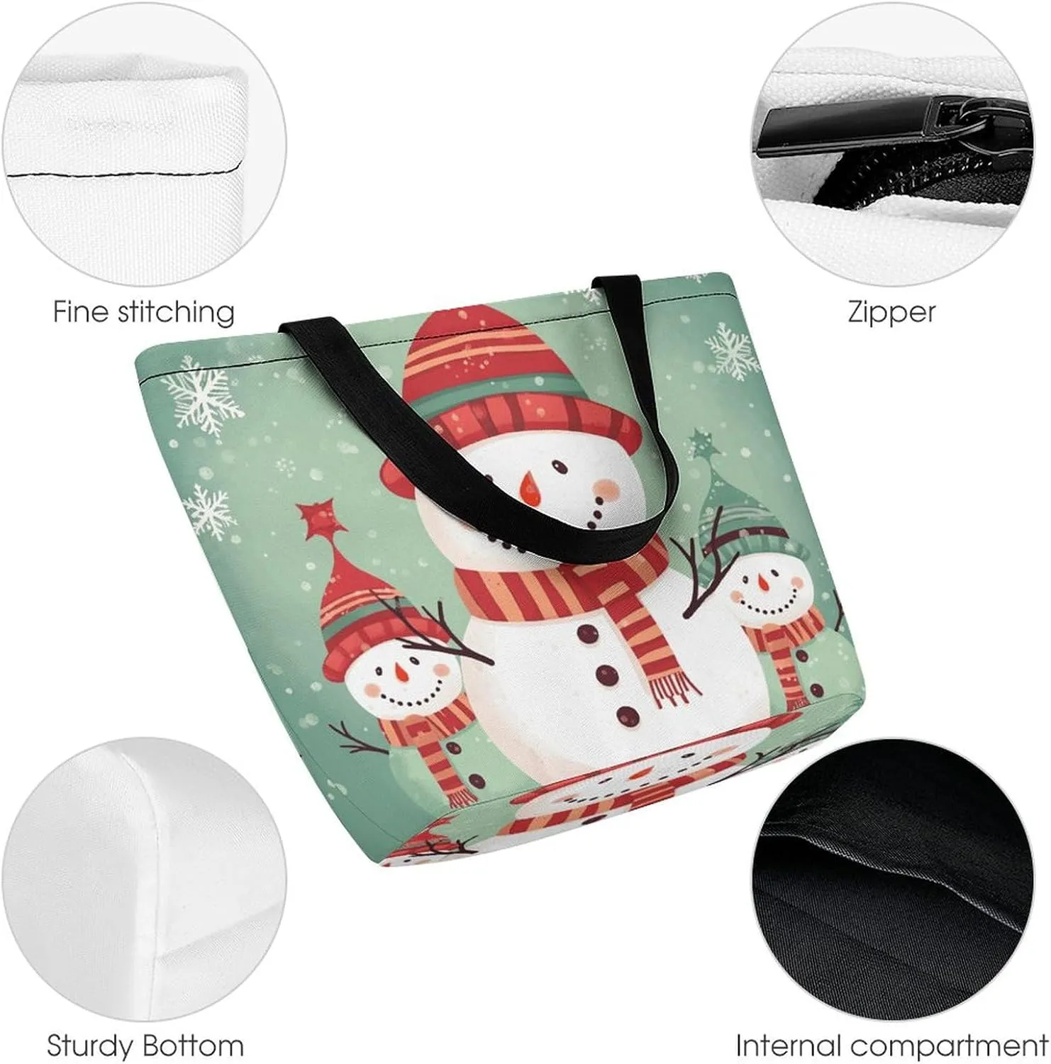 Grocery Bag Reusable Tote Bag Foldable Modern Dragonfly Shopping Bag Handbag Washable Shoulder Bag for Travel