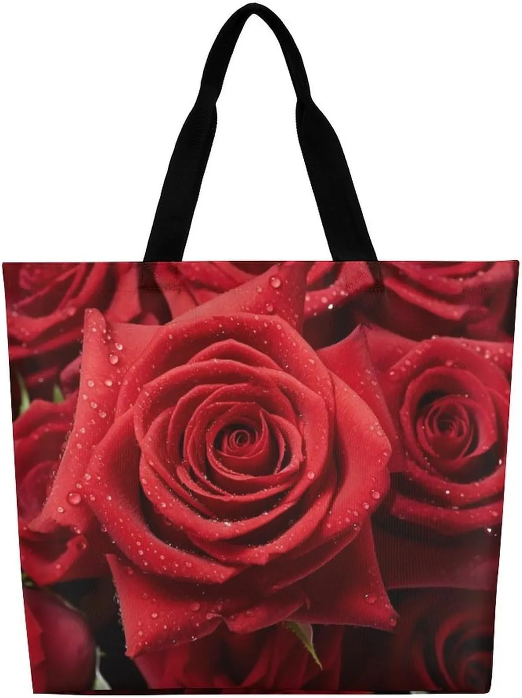 Grocery Bag Reusable Tote Bag Foldable Seals On Ice Shopping Bag Handbag Washable Shoulder Bag for Travel