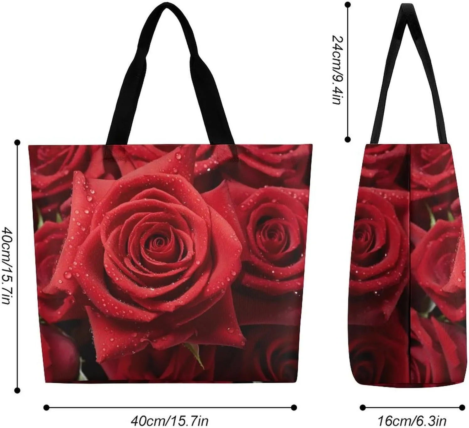 Grocery Bag Reusable Tote Bag Foldable Seals On Ice Shopping Bag Handbag Washable Shoulder Bag for Travel