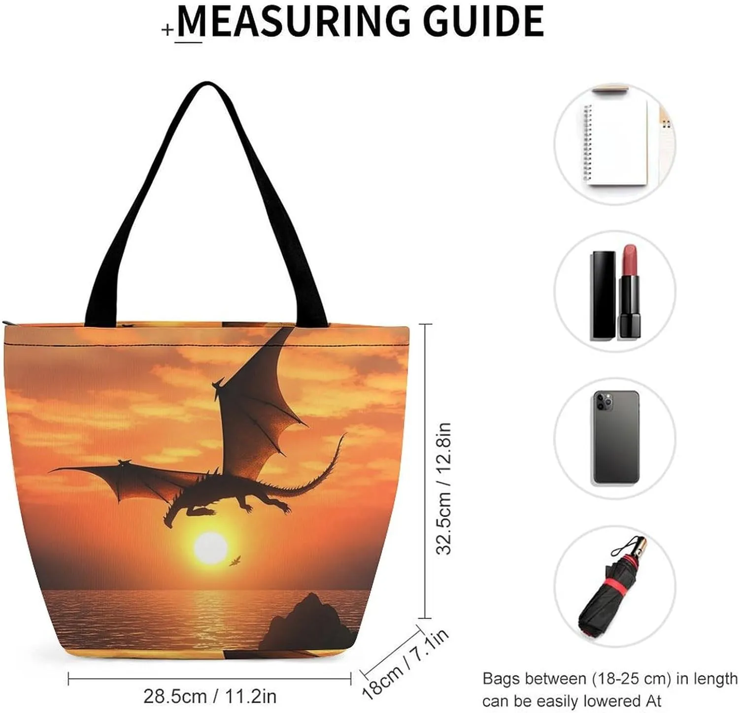 Grocery Bag Reusable Tote Bag Foldable Shih Tzu Dog Shopping Bag Handbag Washable Shoulder Bag for Travel