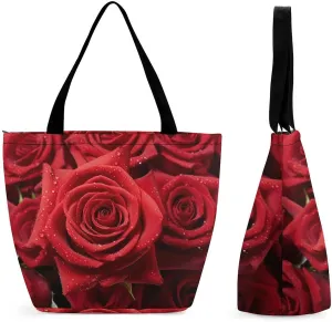 Grocery Bag Reusable Tote Bag Foldable Shih Tzu Dog Shopping Bag Handbag Washable Shoulder Bag for Travel