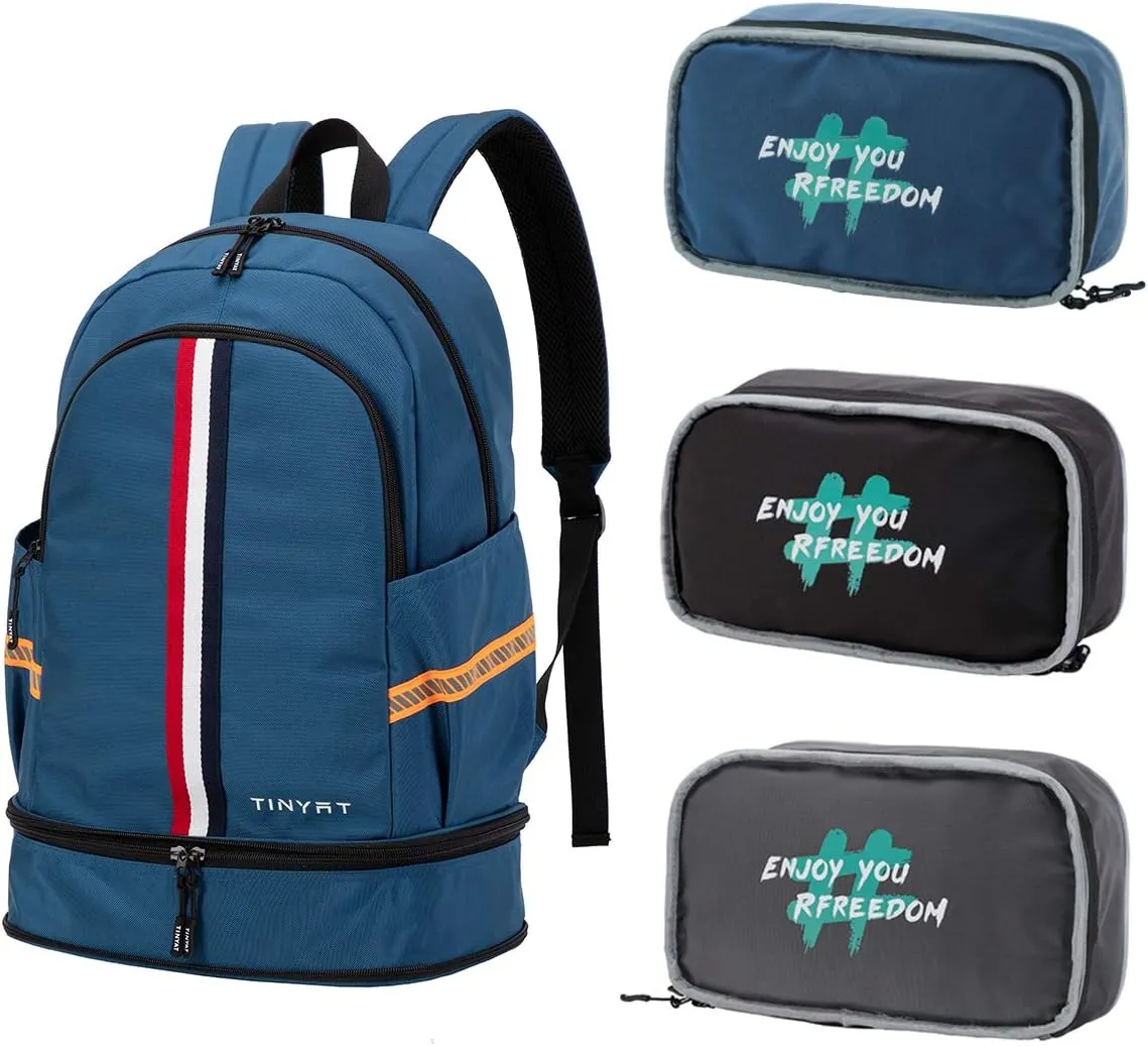 Gym Backpack for Women with Expandable Shoe Compartment Sports Bag Waterproof Duffle Backpacks for Basketball Workout Soccer