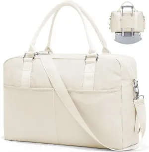 Gym Bag for Women, Carry on Weekender Overnight Bag, Travel Duffel Bags with Trolley Sleeve, Personal Item Travel Bag Tote Bag Workout Dance Bag