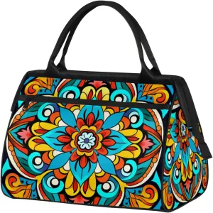 Gym Bag for Women Men, Travel Sports Duffel Bag with Trolley Sleeve Overnight Bag Carry On Tote Bag for Travel Gym Sport