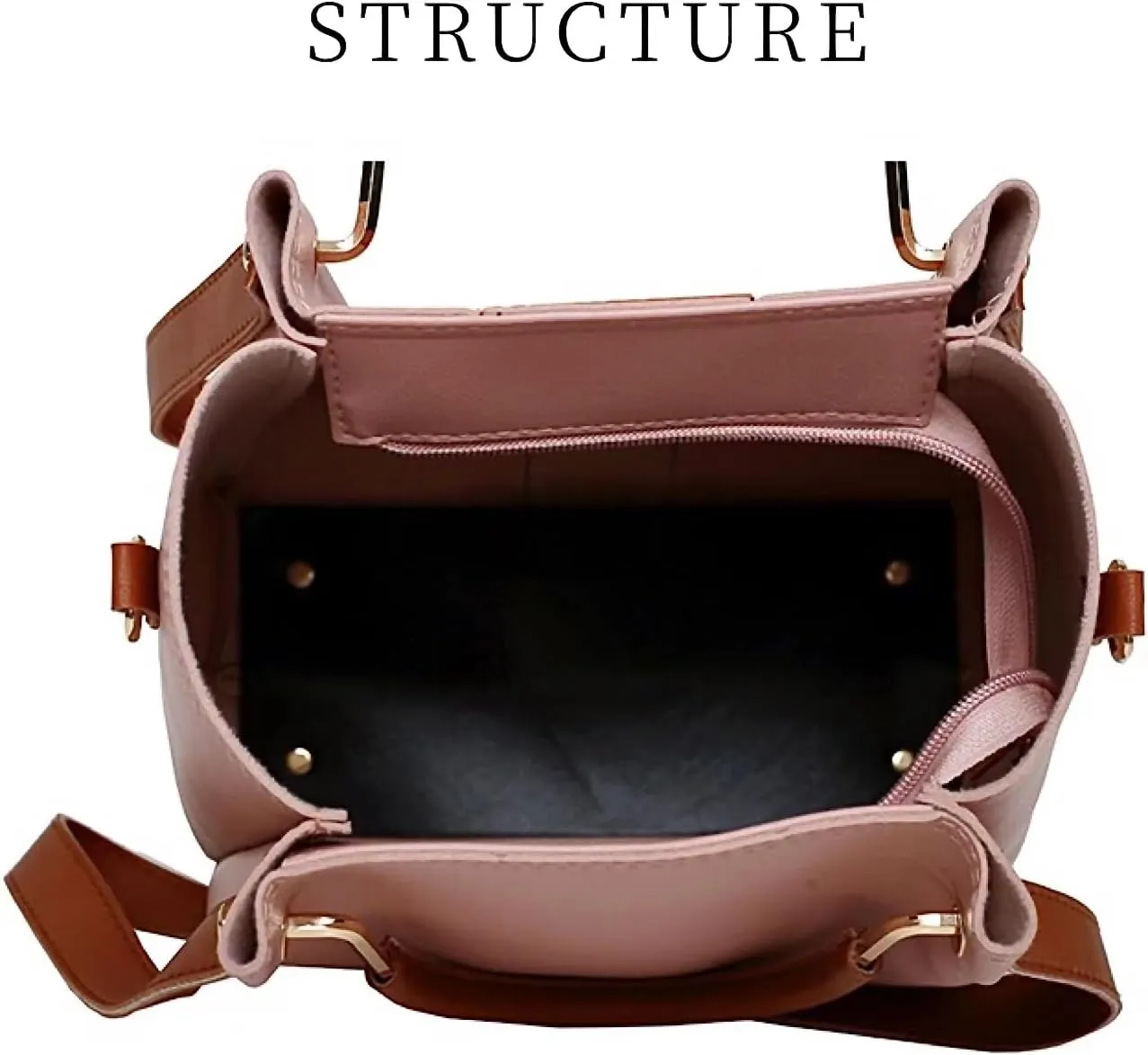 Gym Bag for Women Sports Travel Tote Duffel Bag Weekender Overnight Bag Vegan Leather Yoga Toiletry Bag Purse 4 Pcs Set