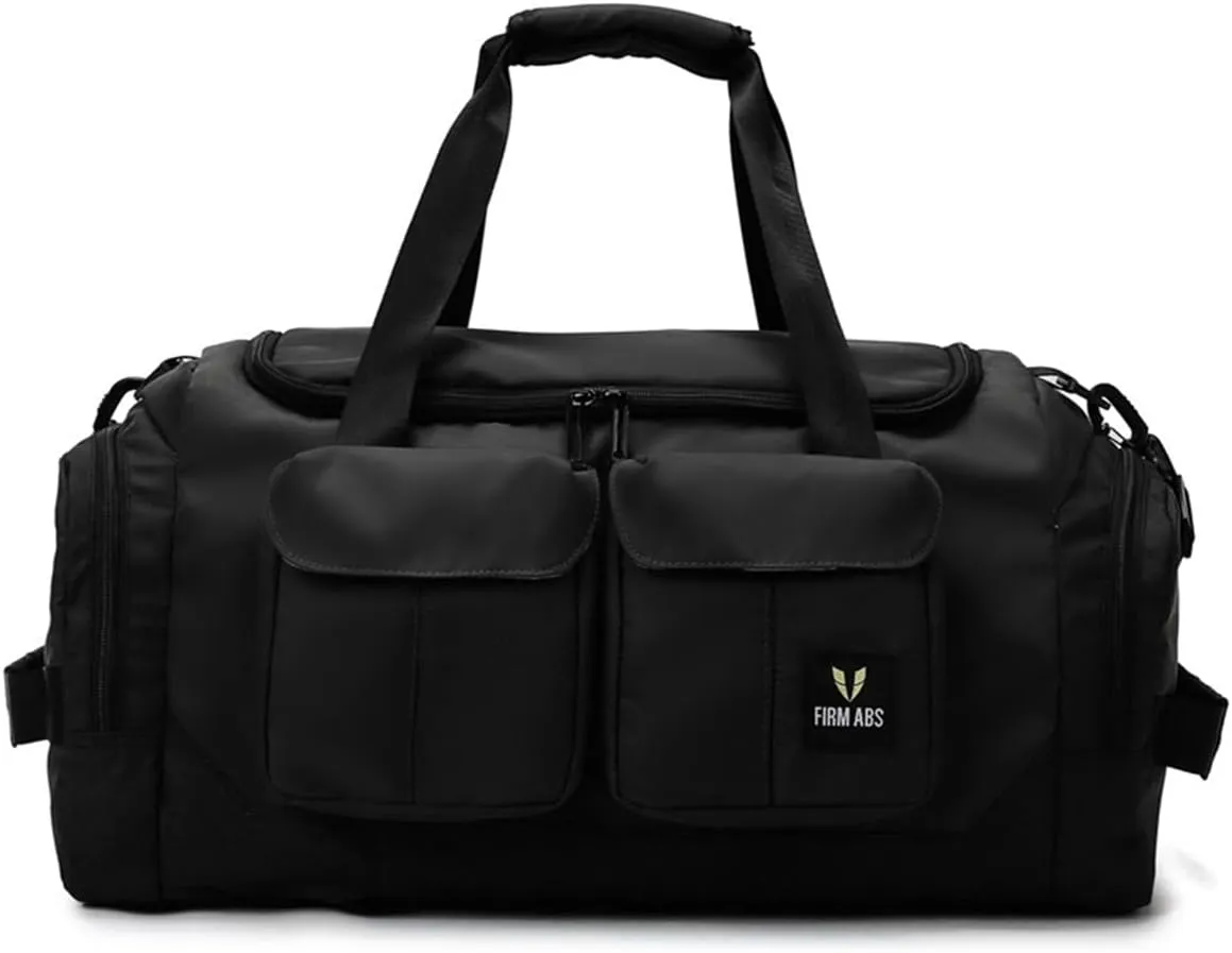 Gym Bag for Women,Sports Travel Duffel Bag, Weekender Overnight Bag with Wet Pocket and Shoes Compartment for Women, Travel,Workout,Gym, Yoga DBE-561 (Black)