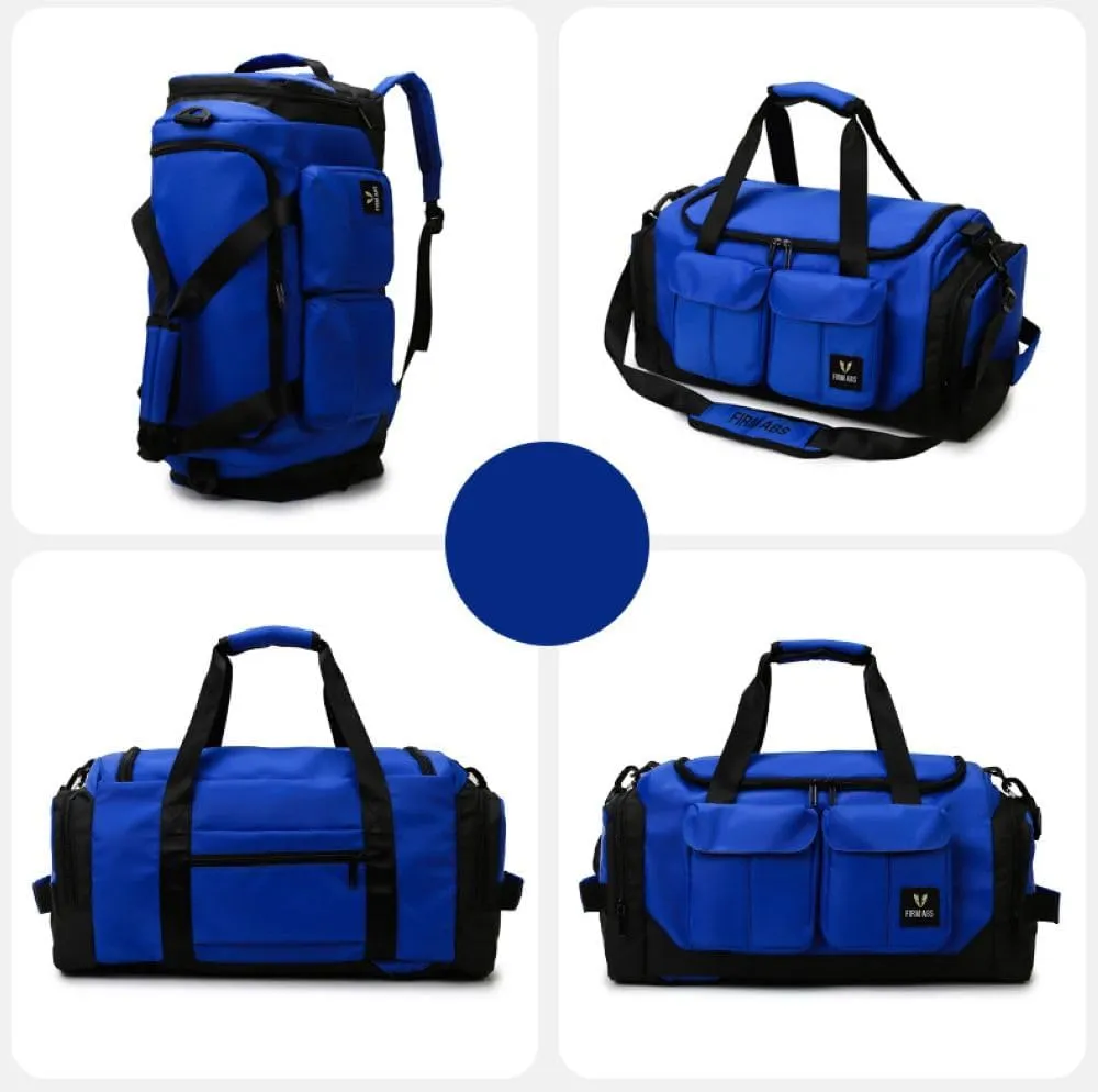 Gym Bag for Women,Sports Travel Duffel Bag, Weekender Overnight Bag with Wet Pocket and Shoes Compartment for Women, Travel,Workout,Gym, Yoga DBE-561 (Klein Blue)