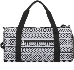 Gym Duffel Bag with Shoe Compartment Wet Pocket, Polynesian Hawaiian Travel Bag for Men Women, style-4