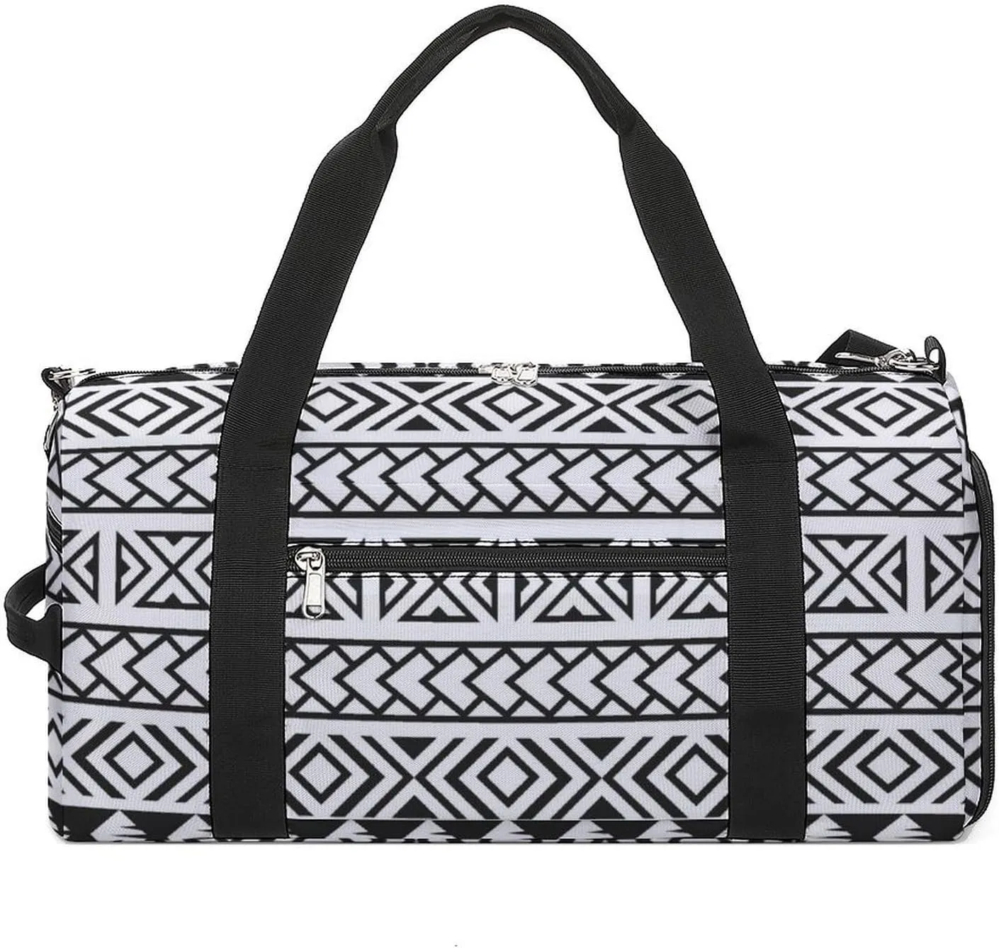 Gym Duffel Bag with Shoe Compartment Wet Pocket, Polynesian Hawaiian Travel Bag for Men Women, style-4