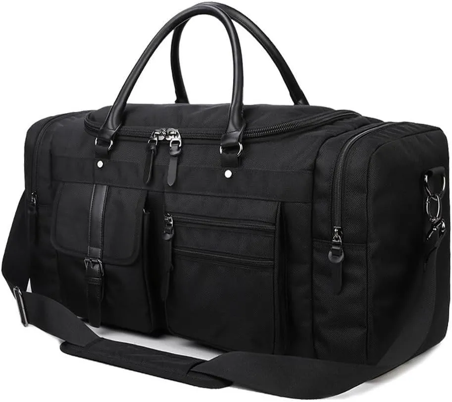 Gym Duffle Bag for Men Waterproof Sports Bags Travel Duffel with(E)
