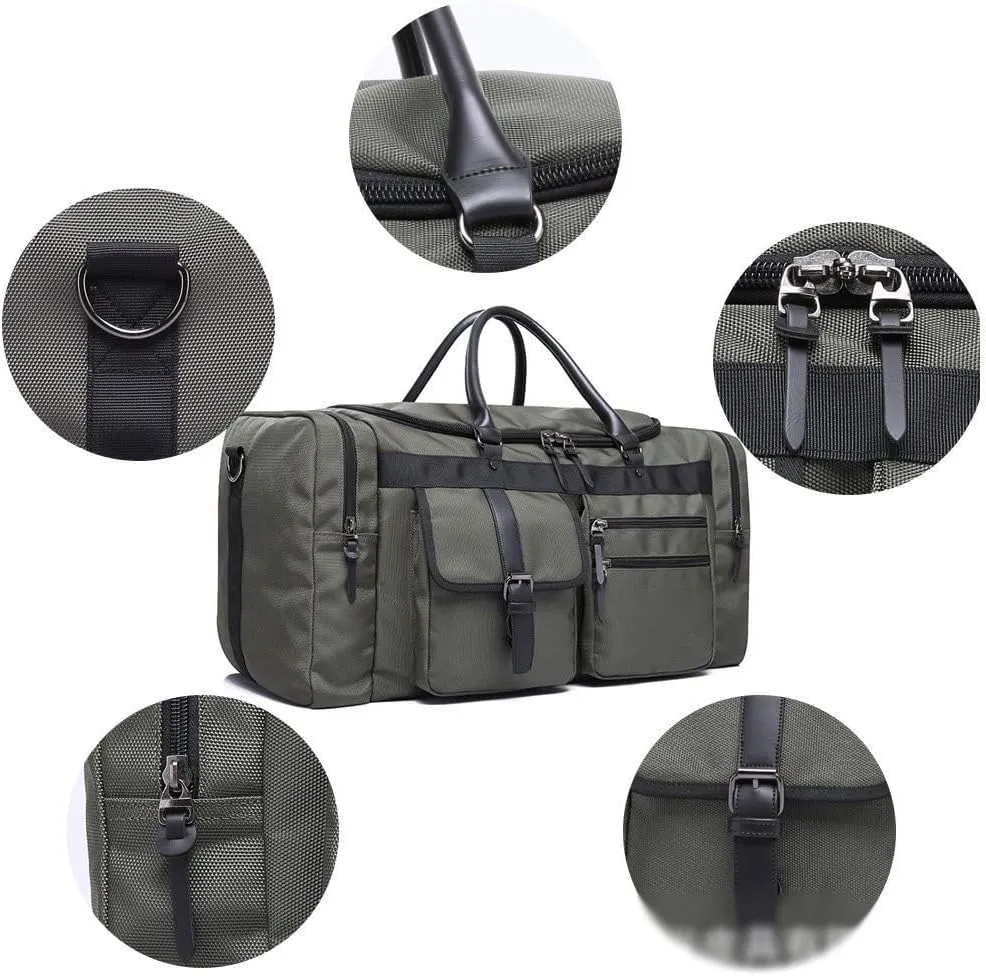 Gym Duffle Bag for Men Waterproof Sports Bags Travel Duffel with(E)