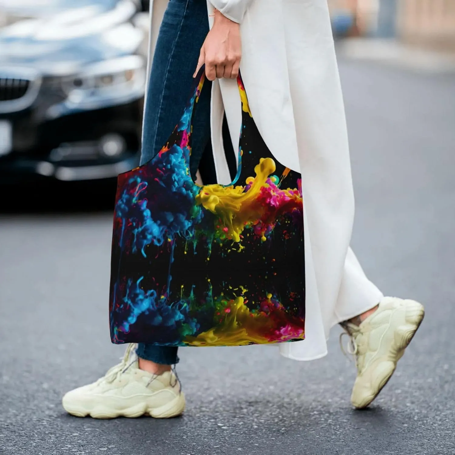 Gymnastics Game Canvas Bag Bag Handbag Eco-Friendly Reusable Groceryshopping Bags For Women Girls
