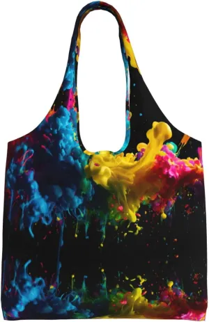 Gymnastics Game Canvas Bag Bag Handbag Eco-Friendly Reusable Groceryshopping Bags For Women Girls