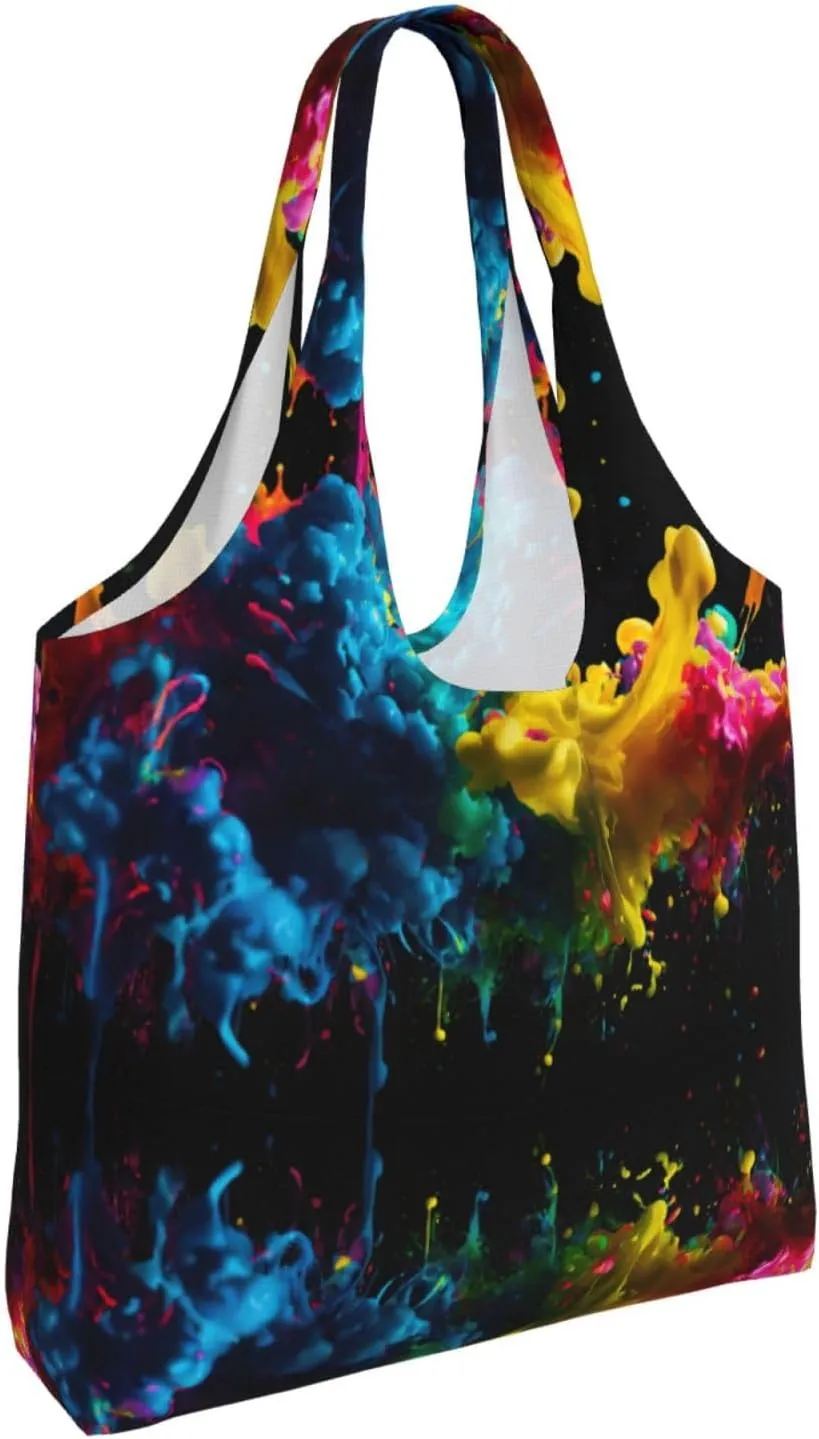 Gymnastics Game Canvas Bag Bag Handbag Eco-Friendly Reusable Groceryshopping Bags For Women Girls