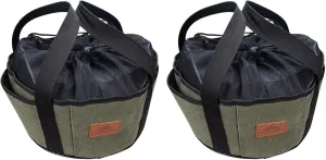 HANABASS 2pcs Storage Bag Camping Oven Carry Bag Oven Tote Storage Pouch Oven Carry Bag Camping