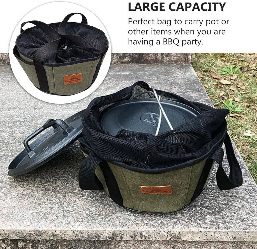 HANABASS 2pcs Storage Bag Camping Oven Carry Bag Oven Tote Storage Pouch Oven Carry Bag Camping