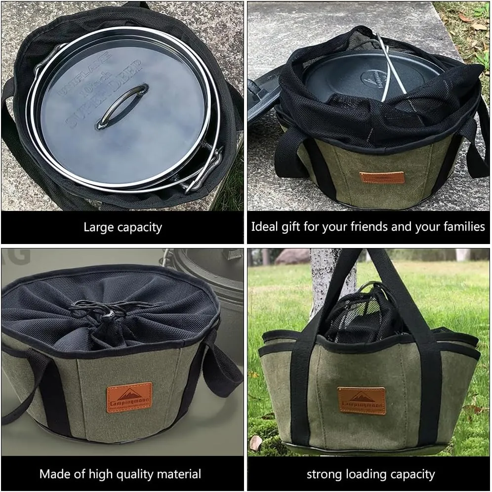 HANABASS 2pcs Storage Bag Camping Oven Carry Bag Oven Tote Storage Pouch Oven Carry Bag Camping