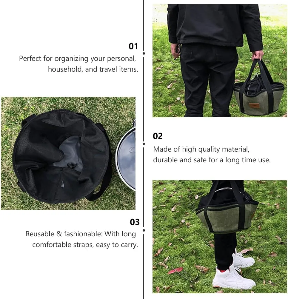 HANABASS 2pcs Storage Bag Camping Oven Carry Bag Oven Tote Storage Pouch Oven Carry Bag Camping
