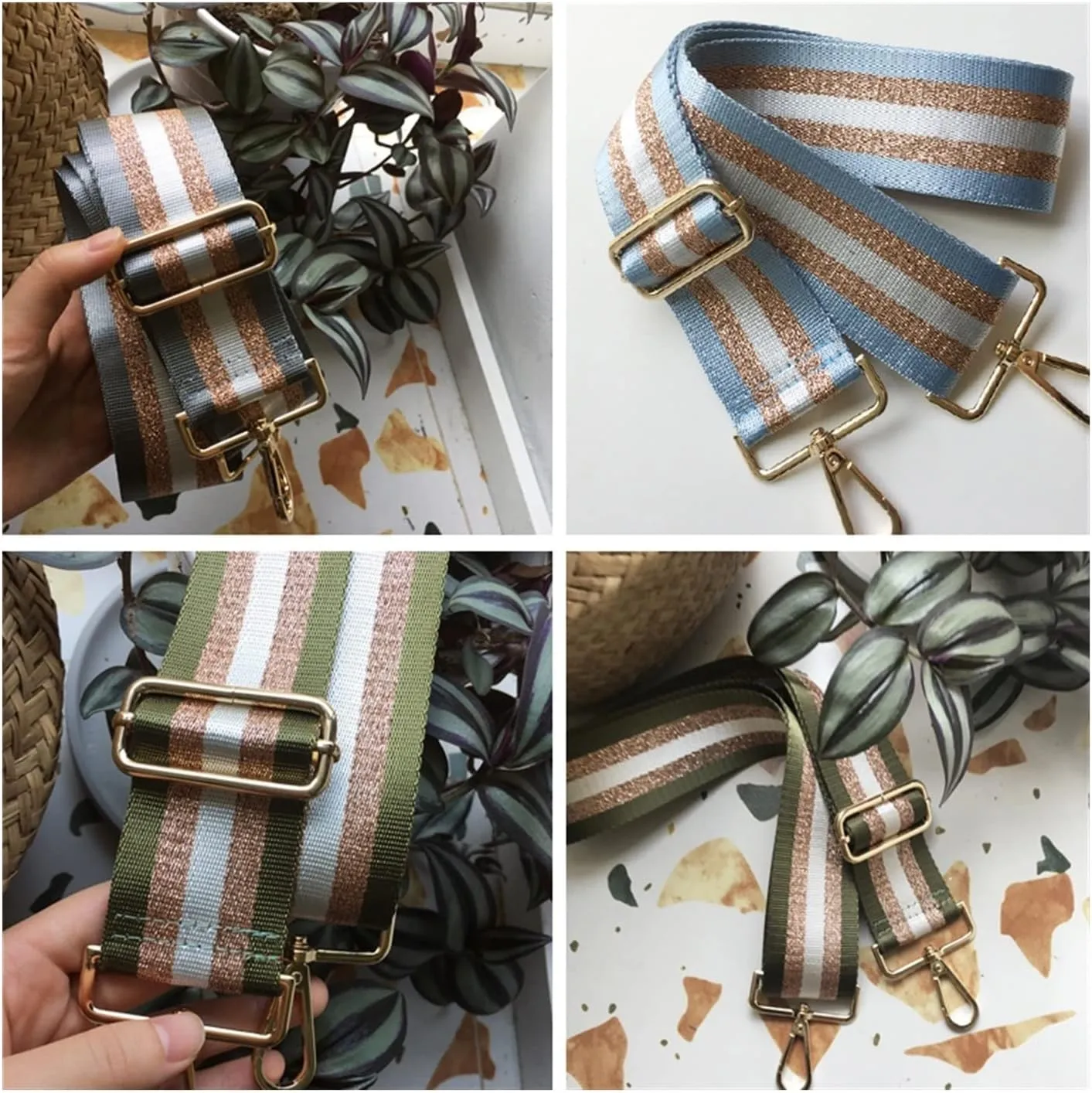 Handbag Strap Women's Handbag Straps Handbag Wide Belt Shoulder Crossbody Bag Strap Replacement Adjustable Strap Bag Accessories for Bags Shoulder Strap (Col
