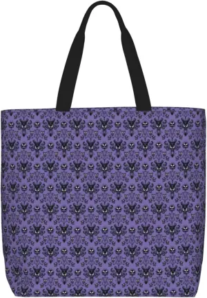 Haunted Mansion Tote Bag For Women, Large Shoulder Bag Top Handle Handbag For Travel, Work