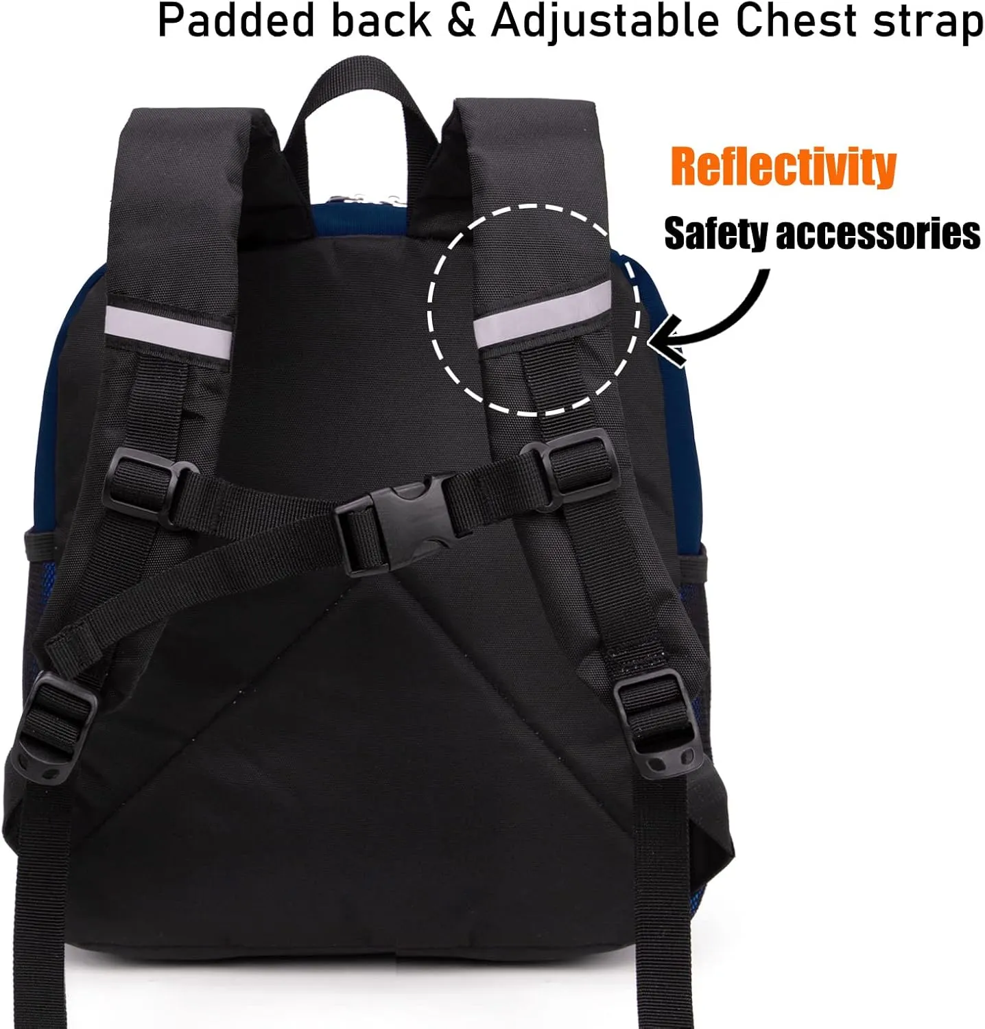 HawLander Preschool Kids Backpack, 12 inch Toddler Backpacks for Boys with Chest Strap