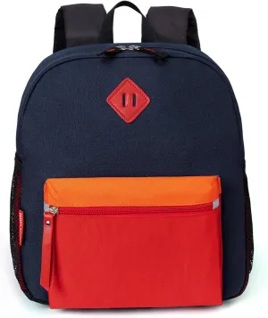 HawLander Preschool Kids Backpack, 12 inch Toddler Backpacks for Boys with Chest Strap