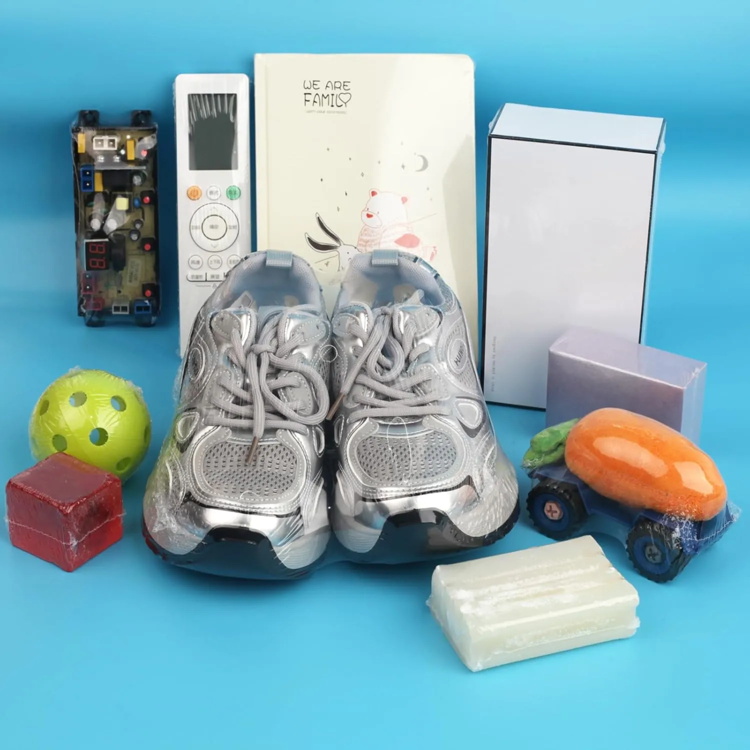 Heat Shrink Wrap Bags 100Pcs 14x20 Inches Professional Grade POF Heat Shrink Wrap is Used to Store Wrap Embellished, Gift Baskets, Shoes, Jars, Industrial Grade PVC Shrink Wrap Bags Transparent