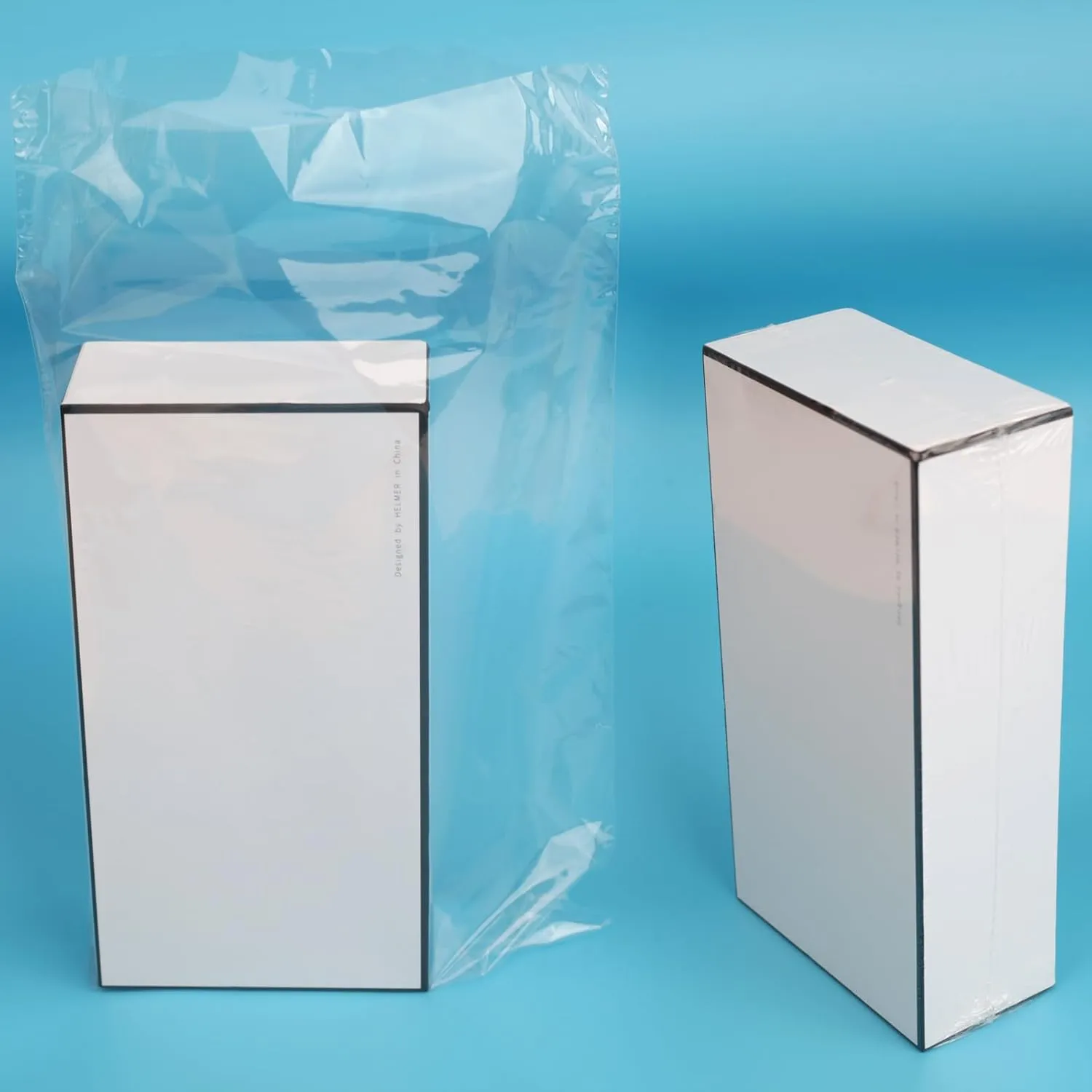 Heat Shrink Wrap Bags 100Pcs 14x20 Inches Professional Grade POF Heat Shrink Wrap is Used to Store Wrap Embellished, Gift Baskets, Shoes, Jars, Industrial Grade PVC Shrink Wrap Bags Transparent