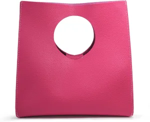 HOXIS Vintage Minimalist Style Soft Pu Leather Handbag Clutch Small Tote