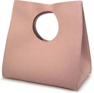 HOXIS Vintage Minimalist Style Soft Pu Leather Handbag Clutch Small Tote