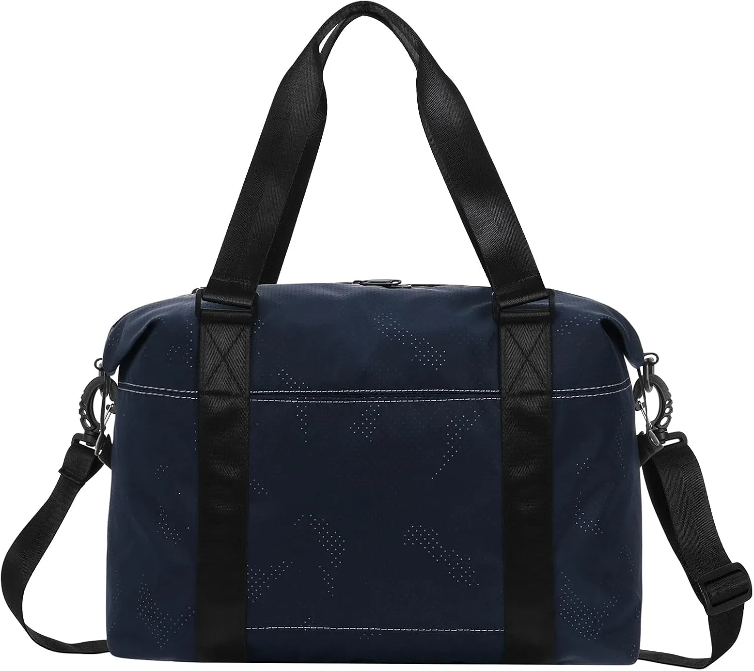 HUA ANGEL Travel Duffel Bag - Medium Size Weekend Overnight Tote Bag for Gym, Sports, Workout - Unisex Fitness Bag with Strap