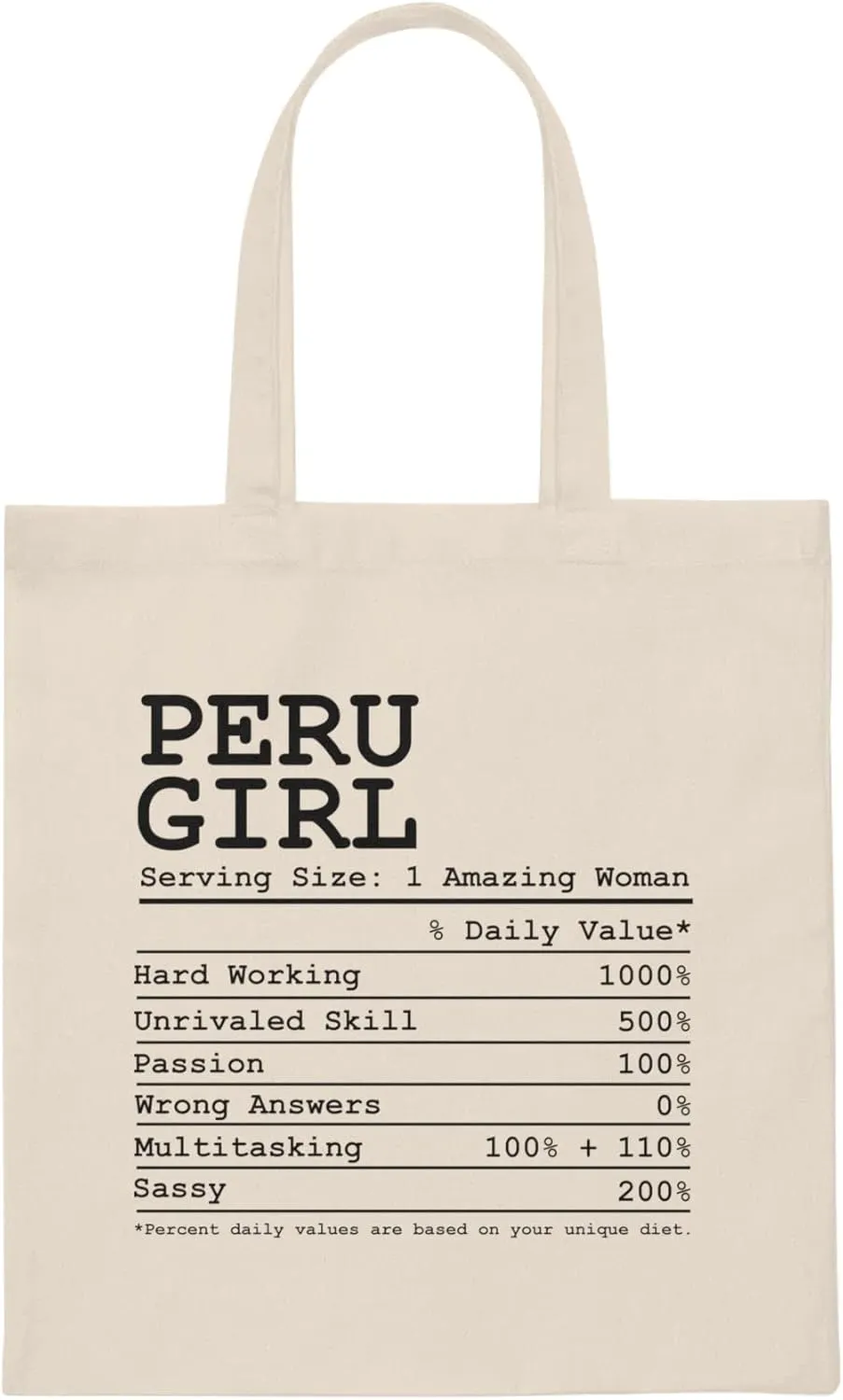 Humorous Camisa Blusa Enthusiast Peruano Pride Patriotic Novelty Nationalism Peruvians Nationalistic Lover Canvas Tote Bag