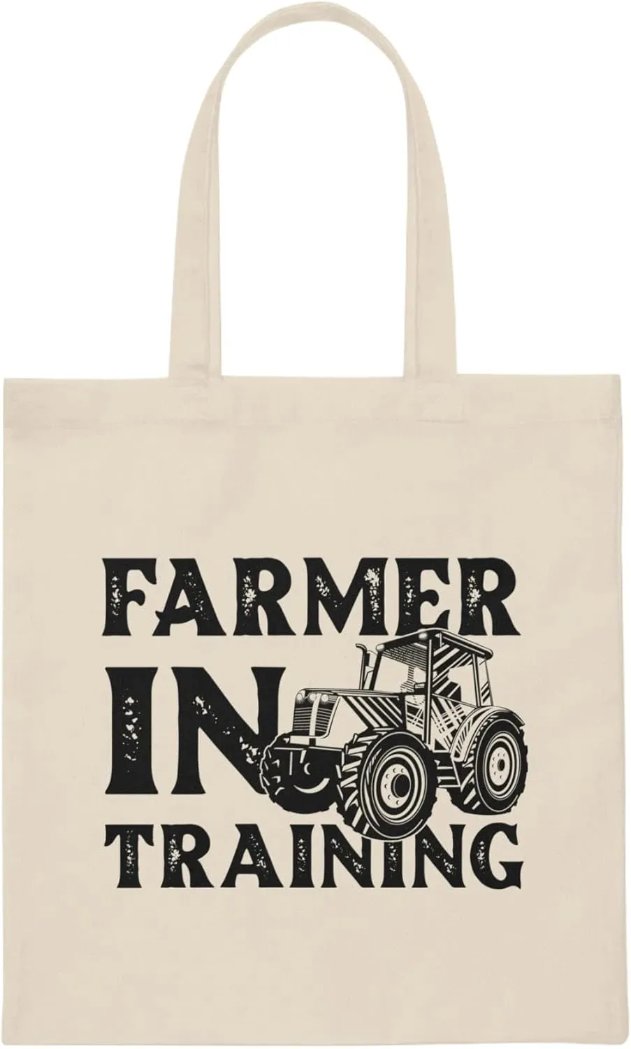 Humorous Farmer Appreciation Agriculture Livestock Orchard Hilarious Farming Gardening Piggery Enthusiast Canvas Tote Bag