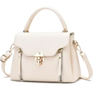 I IHAYNER Crossbody Bags for Women Soft Leather Purses Top Handle Handbags for Travel Designer Shoulder Bags with Wide Strap