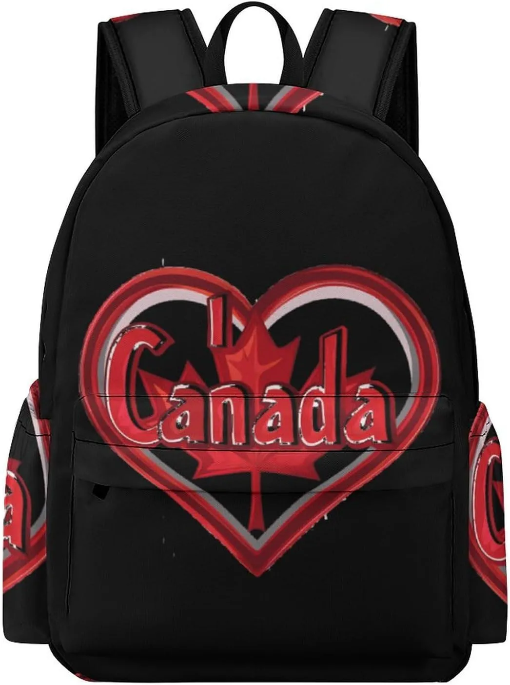 I Love Canada Mini Backpack Cute Shoulder Bag Small Laptop Bag Travel Daypack for Men Women