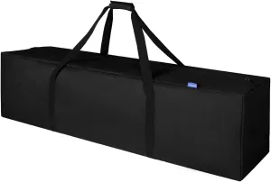 INFANZIA Duffel Travel Sports Equipment Bag, Long Luggage Bag with Upgrade Zipper Water Resistant, Extra Large Foldable Storage Bag for Camping, Tent, Tripod, Fishing(45x12x13 inch,1PCS)