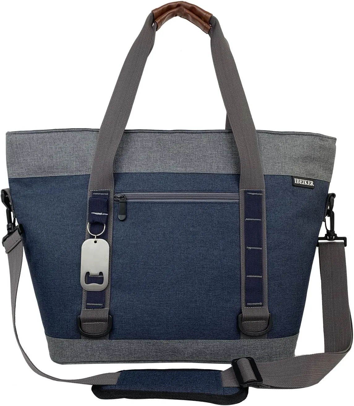 Insulated Cooler Bag, Large Insulated Bag, Reusable Shopping Bags, Leakproof Soft Cooler with BagsBottle Opener, Suitable for Supermarket Shopping, Travel,Beach,Family Picnic,Camping