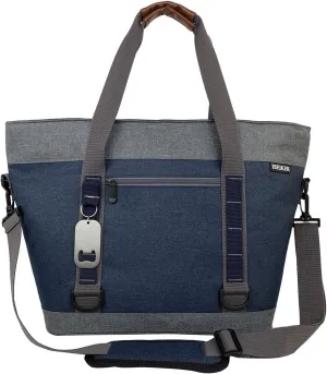 Insulated Cooler Bag, Large Insulated Bag, Reusable Shopping Bags, Leakproof Soft Cooler with BagsBottle Opener, Suitable for Supermarket Shopping, Travel,Beach,Family Picnic,Camping